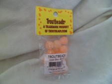 Troutbeads TB10-12 Standard Beads 12mm Glow Roe 20 Pack Fishing Beads