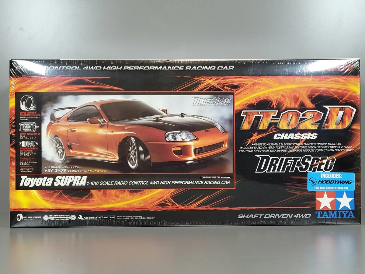 1/10 Toyota Supra TT-02D 4x4 Drift Spec Kit