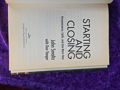 Starting and Closing: Perseverance, Faith, and One More Year - VERY GOOD - Imagen 10 de 11