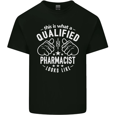 A Qualified Pharmacist Looks Like Mens Cotton T-Shirt Tee Top
