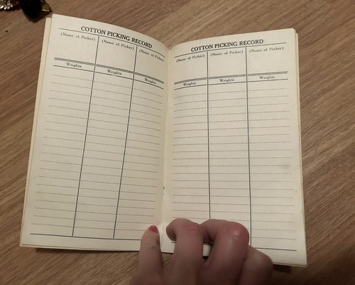 Seltenes Vintage 1961 Baumwolle Pflückbuch und Taschenrechner - Bild 5 von 5
