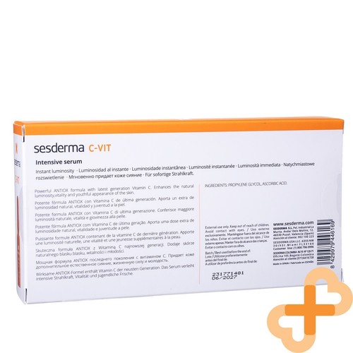 Sesderma C-Vit Intenso Serum Ampollas 1,5ml N10 Brillo - Imagen 20 de 24
