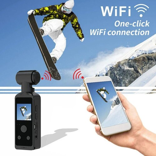 HD Handheld Action Camera 4K 270° Rotatable 30M Waterproof WIFI Pocket Camera - Picture 15 of 26