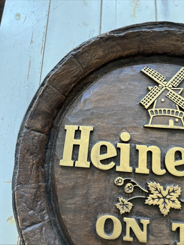 Heineken On Tap - Beer Keg Sign - 17-18" Light Easy Hang - Picture 3 of 14