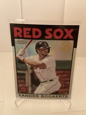 2021 Topps Chrome Xander Bogaerts 1986 35th Anniversary Refractor Red Sox 86BC-8