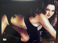 Drew Barrymore Hand Signed Autograph 11x14 Sexy Coa Ga
