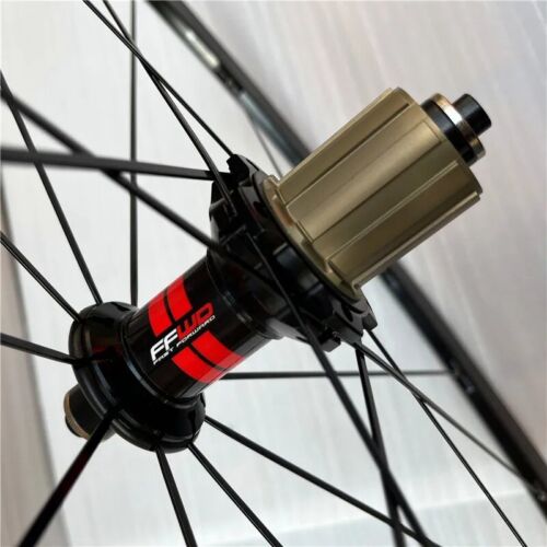 Juego de ruedas ultraligeras para bicicleta de carretera 700c cubierta llanta/freno de disco bujes de bloqueo central - Imagen 3 de 17