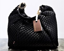 Borsa sacca rombi catena MANILA GRACE donna hobo big S3/A/B274EU nero ma001