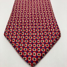 Vintage Tie Lauren Polo Ralph Lauren Multicolored Geometric Silk Green Label