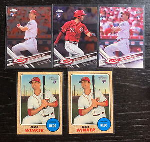 Jesse-Winker-RC-Lot-5-2017-Topps-Cincinnati-Reds
