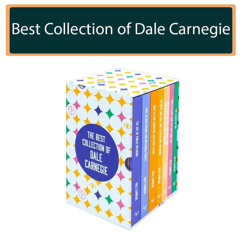The Best Collection of Dale Carnegie 7 Books Set hardback Public speaking