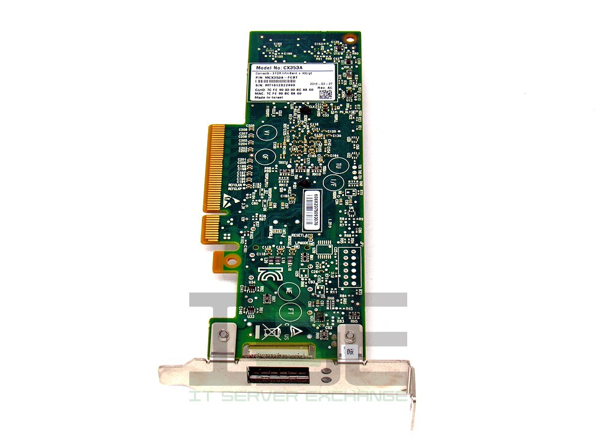 MELLANOX CONNECTX-3 InfiniBand 10GigE QSFP+ Ethernet CARD MCX353A