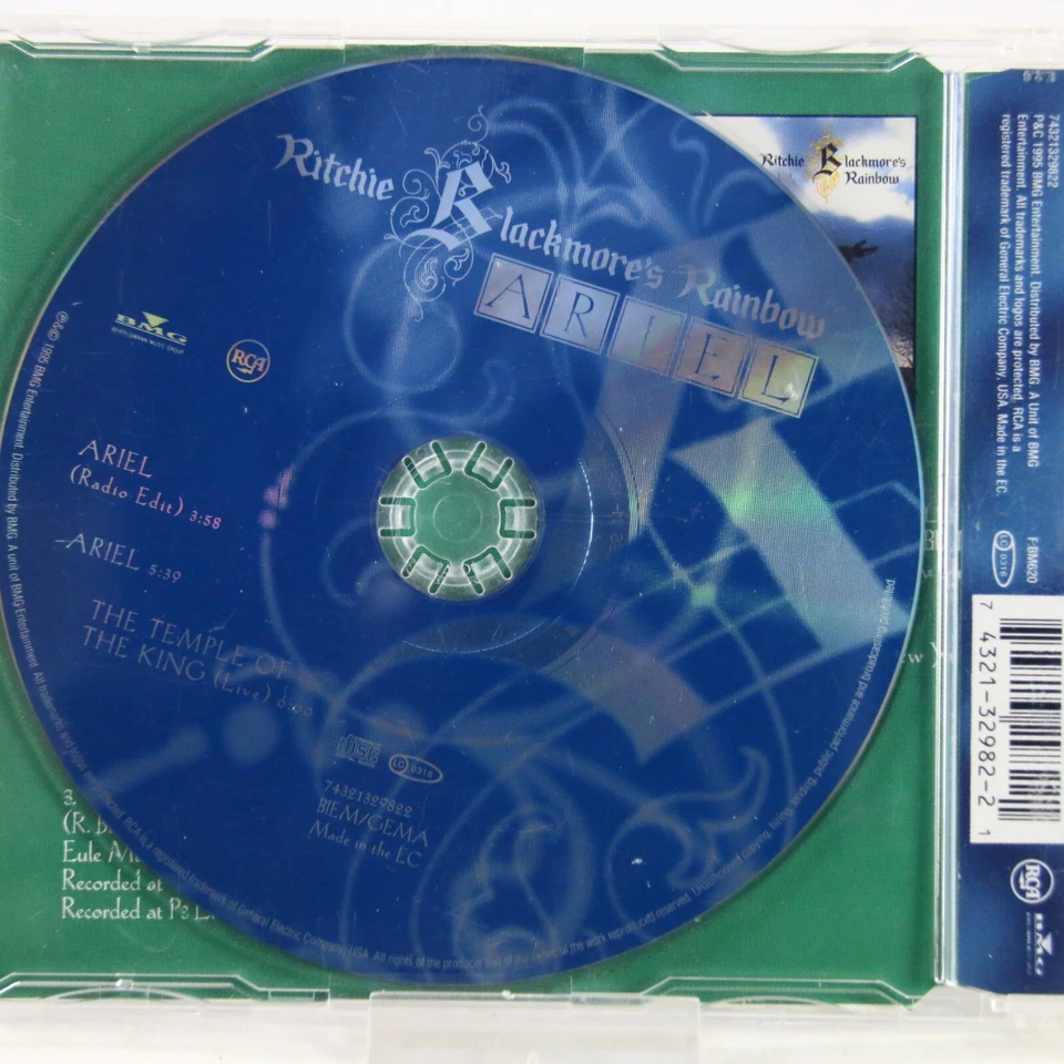 Music Musik MAXI CD Ritchie Blackmore's Rainbow – Ariel Sehr Gut - Bild 2 von 2