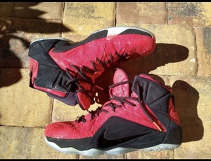 lebron 12 ext red paisley