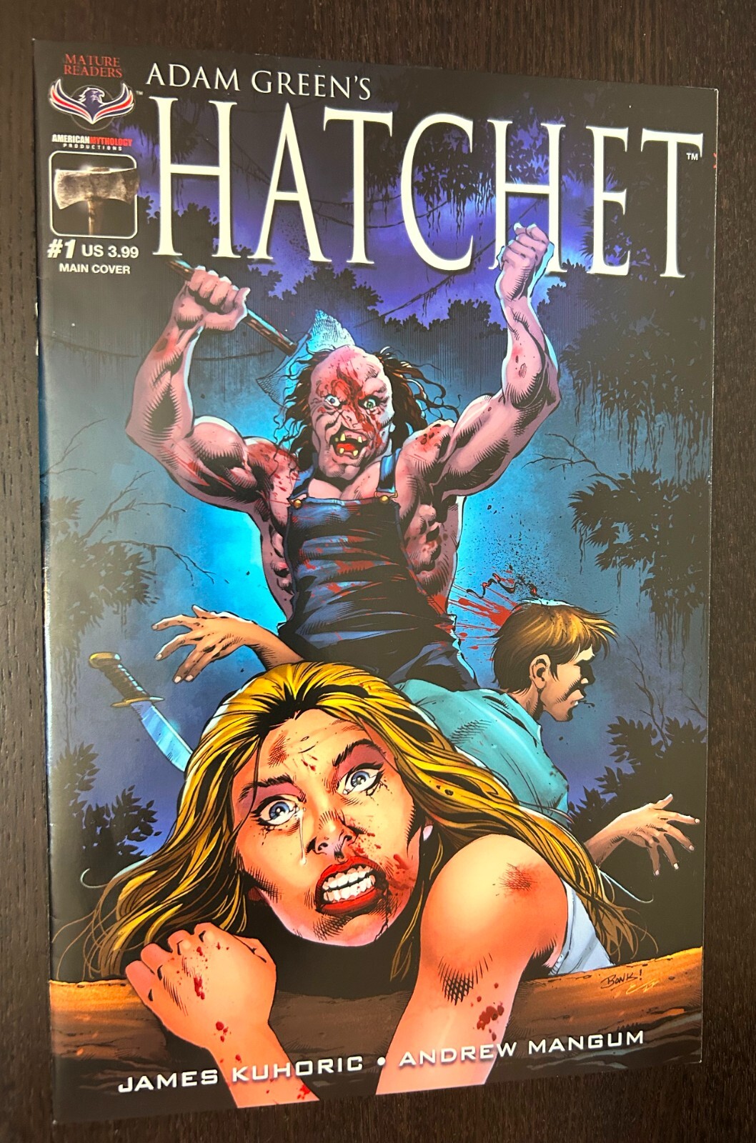 HATCHET #1 (American Mythology Comics 2017) -- Horror -- VF/NM