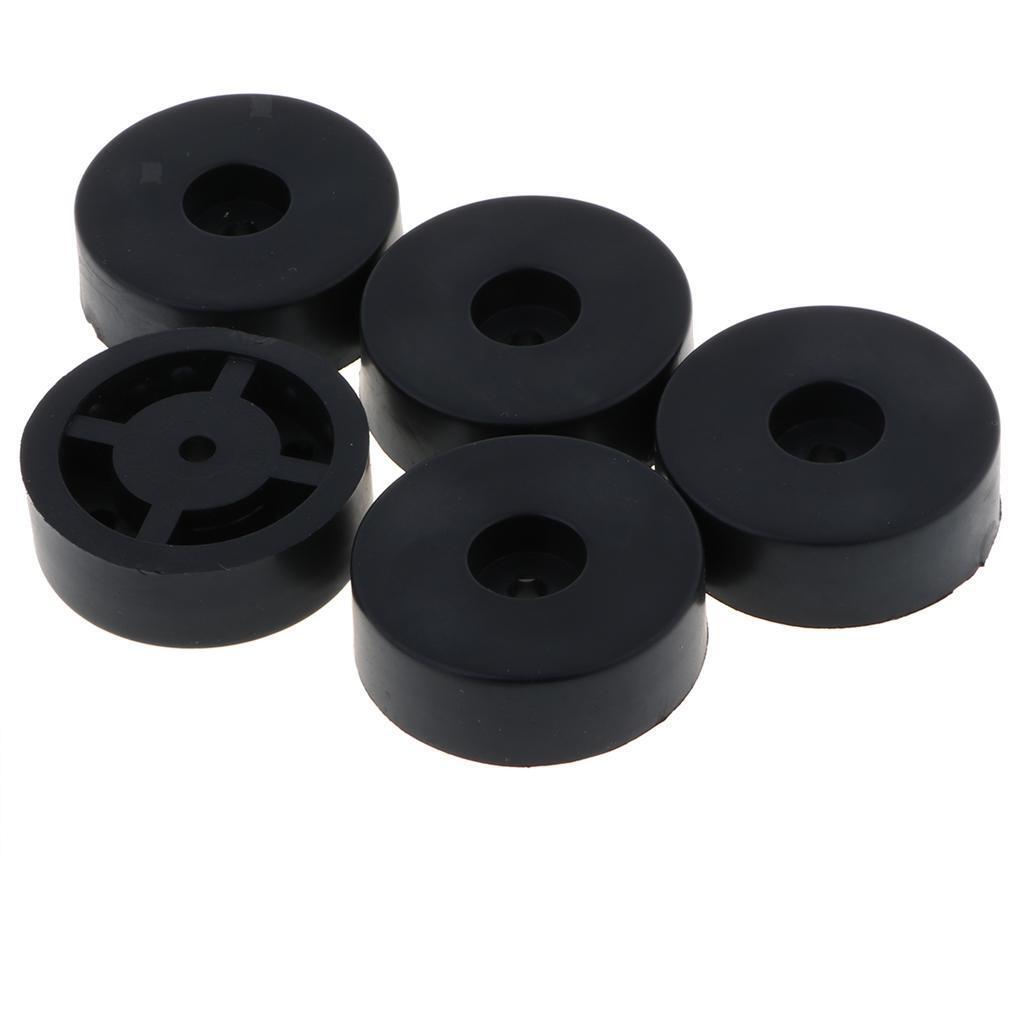 4 Anti-Vibrations-Fußpolster Für Lautsprecher & Möbel – Aus Aluminium & Gummi, Einfach Montierbar