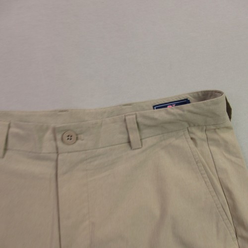 Vineyard Vines Shorts Mens 32 Pockets Button Lightweight Beige Chino Outdoors - Picture 2 of 11