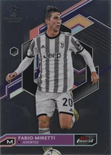 2022-23 Topps Finest UEFA Club Competitions Fabio Miretti #136