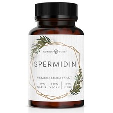 Spermidin 90 Kapseln, hochdosierte, vegane Spermidine-Kapseln …