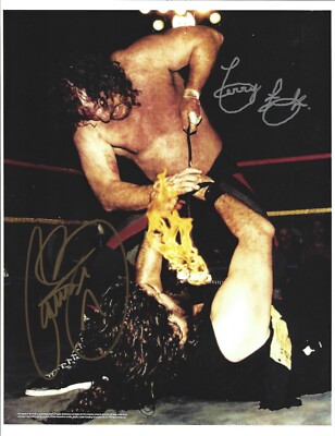 ** PLEASE READ ** M4043 TERRY FUNK CACTUS JACK Signed Wrestling Photo w/COA  | eBay