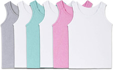 Fruit of the Loom Girls' Undershirts Camis  Tanks