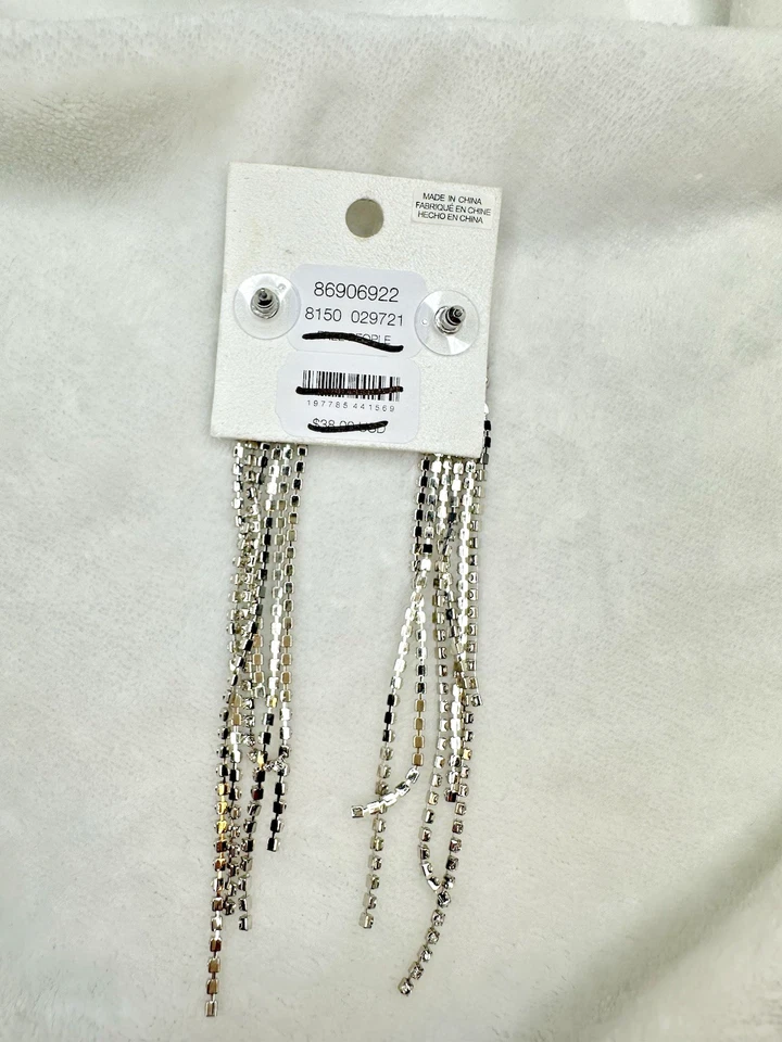 NUEVO Pendientes Free People Como Bailar Cuelga Luna Estrás Me Maces Sentir Foto 2 de 3