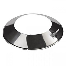 Stainless Steel Pipe Storm Collar Chimney Liner Rosette / Roof Rain Cover Flange