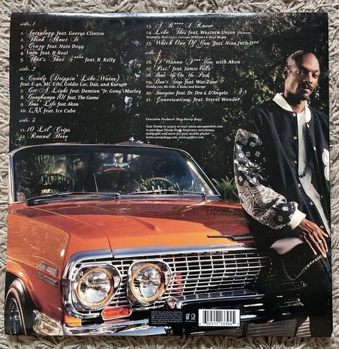 SNOOP DOGGY DOG Tha Blue Carpet Treatment 2LP Vinyl 2006 US ORIGINAL GEFFEN - Picture 2 of 7