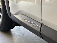 3D Raised Running Board Letter Inserts Decals Fits Nissan Pathfinder 2022 - 2025