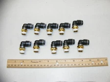 (10) SMC KV2L11-36S 3/8" x 3/8" DOT-A 90° Elbows NOS (zz7)
