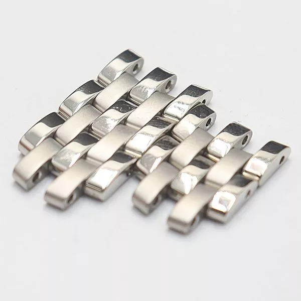 Bracelet montre homme/femme GUCCI authentique 5 maillons 5500L pièces argent 14 mm