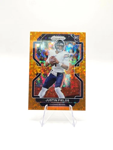 Justin Fields 2021 Panini Prizm RC Disco SP #334 Bears