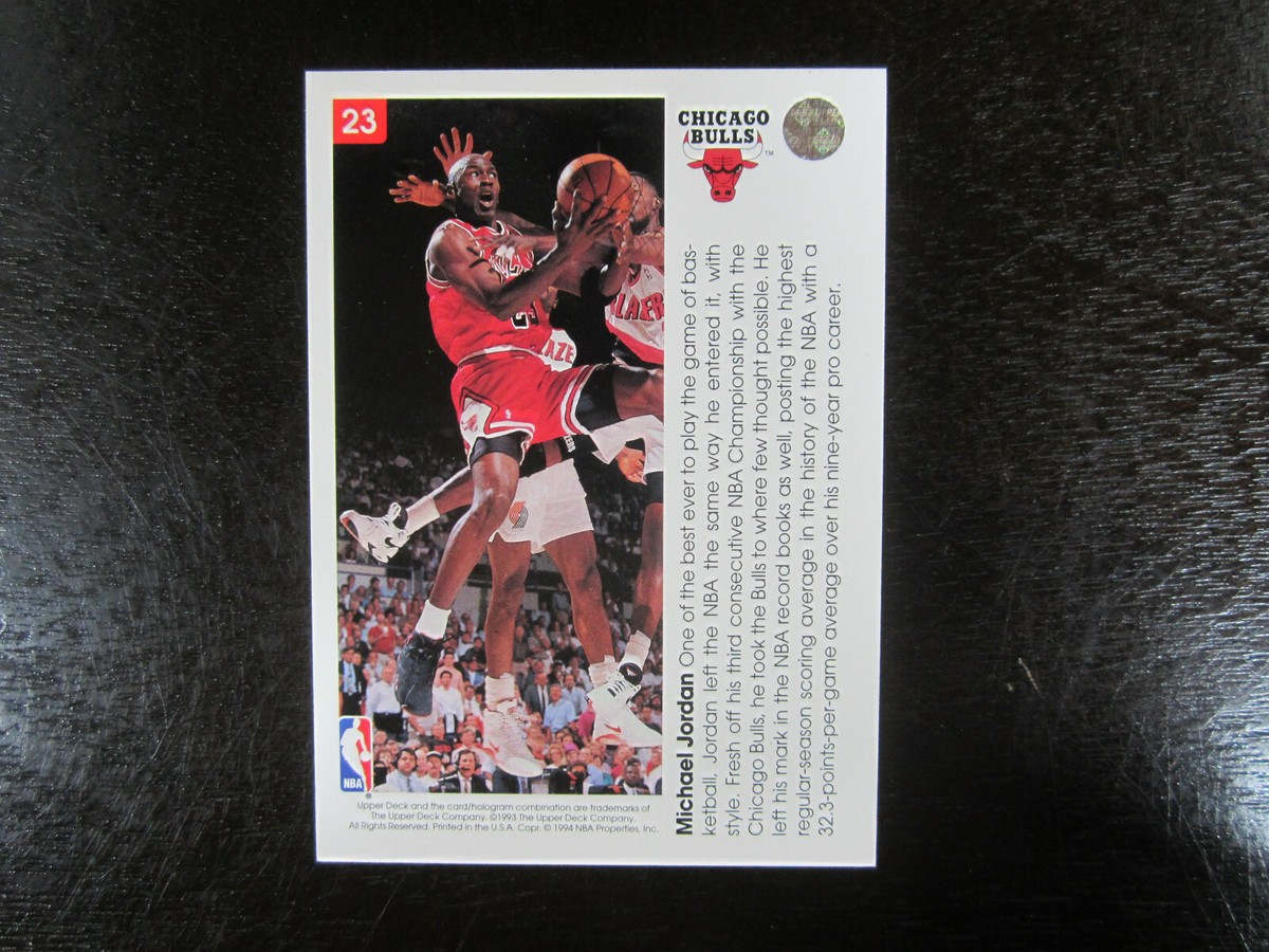 NBA カード トレカ ジョーダン 93-94 Upper Deck #23 PSA 10 MICHAEL JORDAN 1993-94 Upper Deck #23 Chicago Bulls