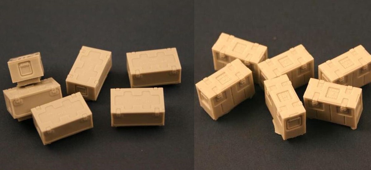 1/35 Resin Military Accessories Ammo Box Unpainted Unassembled