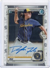2020 Bowman Chrome - Prospect Autographs Dylan File #CPA-DF (AU, RC)