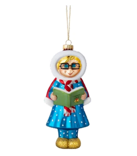 The Ashton-Drake Galleries Classic Mrs. Beasley Ornament #13: Cozy Carolers 6"