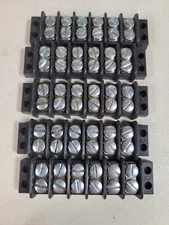 (Lot 5) BEAU 77 12-Position Double Row Terminal Barrier Block