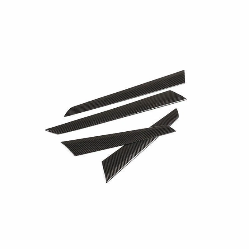 Carbon Fiber Inner Door Panel Strip Cover Trim For Mercedes-Benz C-Class 2008-14 — 第 3/4 张图片