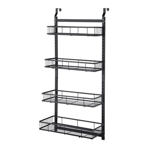 ACA Over Door Shower Caddy 4 Tier Bathroom Storage Rack Holder Organizer Shelf - Picture 3 of 10