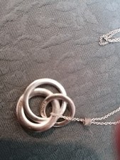 Collanina Tiffany originale in argento, usata, con certificato 