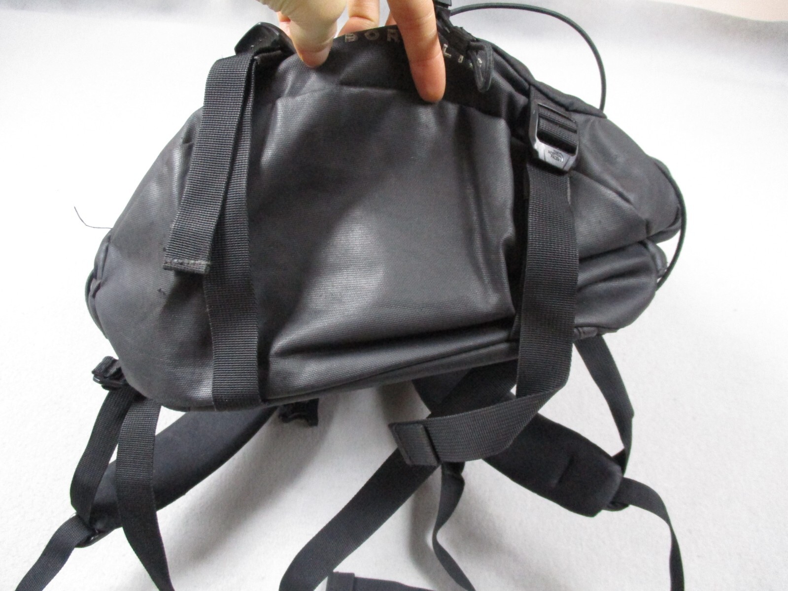 The North Face Backpack Solid Black Laptop Bag Bo… - image 6