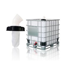 IBC Tote Cover,163 mm IBC Tote Adapter,IBC Tote Cover with Nylon Strainer,Rug...