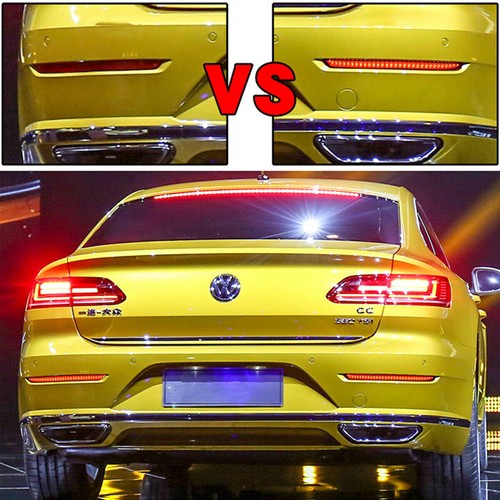 LED Rear Bumper Reflector Fog Brake Turn Indicator Lights For VW CC 2019-2021 - Picture 2 of 5
