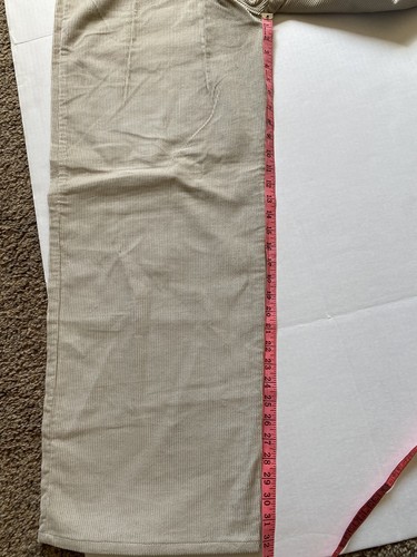 Vintage Solo Semore Corduroy Jeans Size 40 Mens Tan Baggy Wide Leg 90s NWT New - Picture 13 of 19