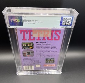 NES Tetris 9.0 A+ PSA/WATA Factory Sealed 1989 Graded Nintendo Game VGA 4 Line