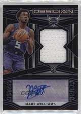 2022 Obsidian Rookie Jersey Electric Etch Purple 37/75 Mark Williams Auto 02v3