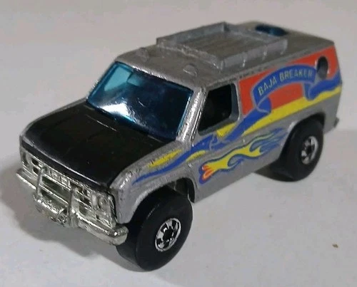 Hot Wheels Baja Breaker VAN 1977 Vintage - Diecast Metal Toy Vehicle Hong Kong
