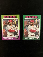 2024 Topps Heritage baseballExclusive Green Border & BASE #591 Nick Martini 2x