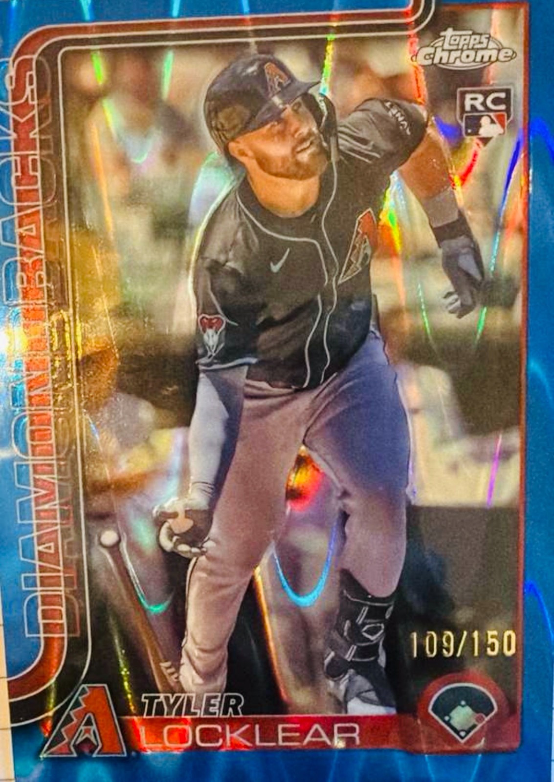 2025 Topps Chrome - Tyler Locklear #41 Blue Refractor /150 (RC)