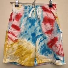 Nike boys training shorts, medium, tie-dye NWT standard Fit